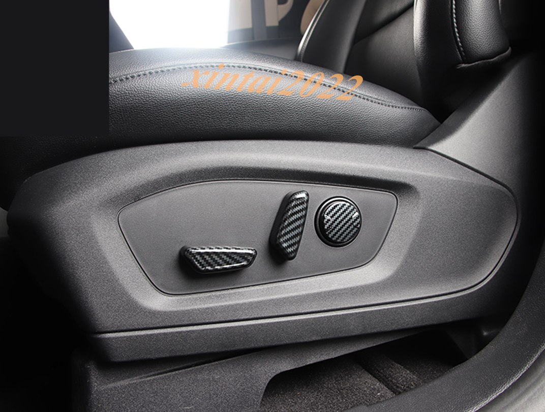 for Ford Explorer 2020-2023 ABS Carbon Style for Seat Adjustment Button Cover Trim6