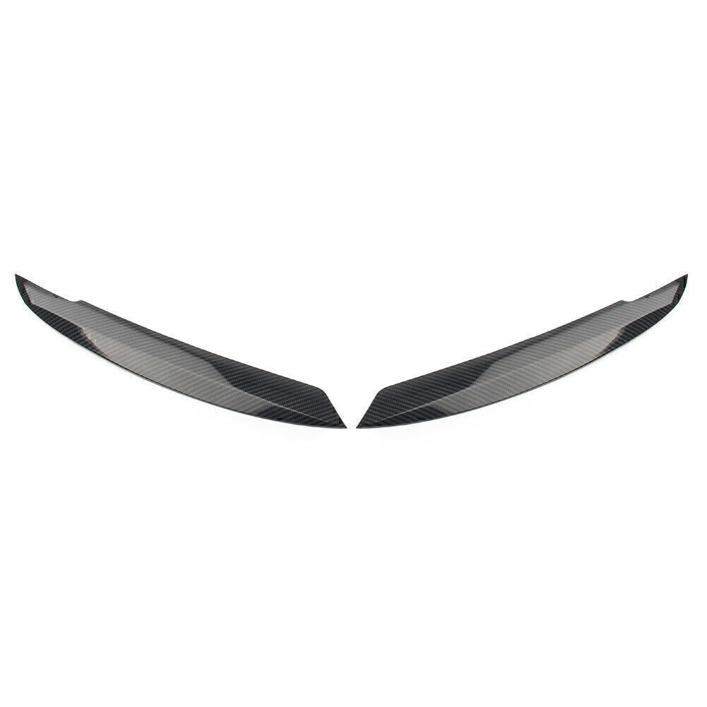 Carbon Headlight Eyelid Eyebrow Trim Cover Fits for VW for Jetta MK6 Sagitar NCS 2010-18