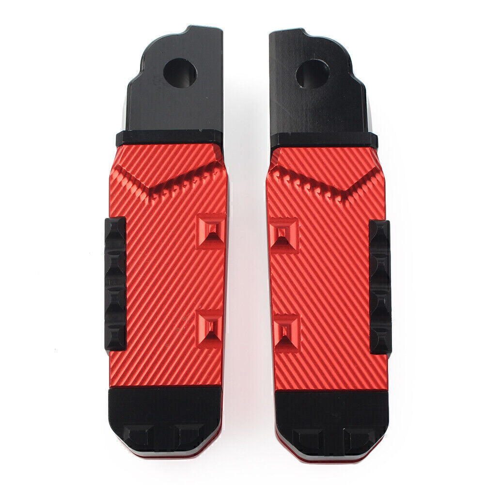 Red Aluminum Rear Passenger Footrests Foot Pegs Pedal for BMW S1000RR R HP4