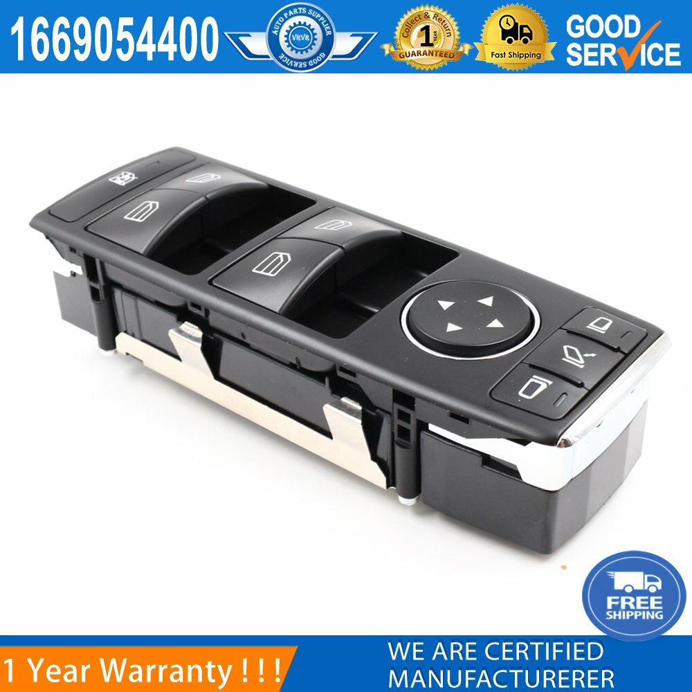Master Power Window door switch suitable for 2012-2015 for Mercedes-Benz ML350, new, model number 1669054400.