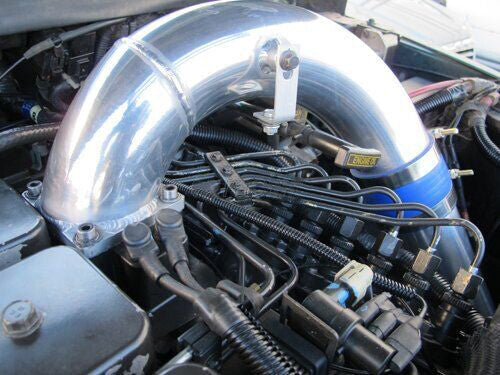 3 Polished Air Intake Elbow Charge Pipe For 1994-1998 for Dodge for Ram 2500 3500 5.9L