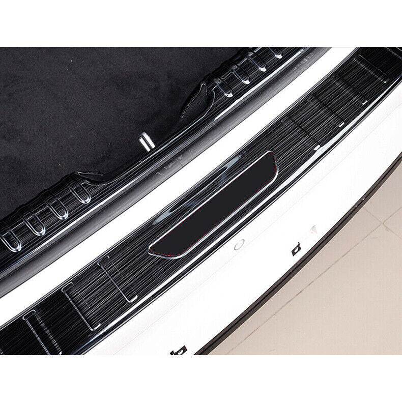 for Hyundai for Elantra 2021-23 Black Steel Rear Bumper Sill Plate Protector Cover2