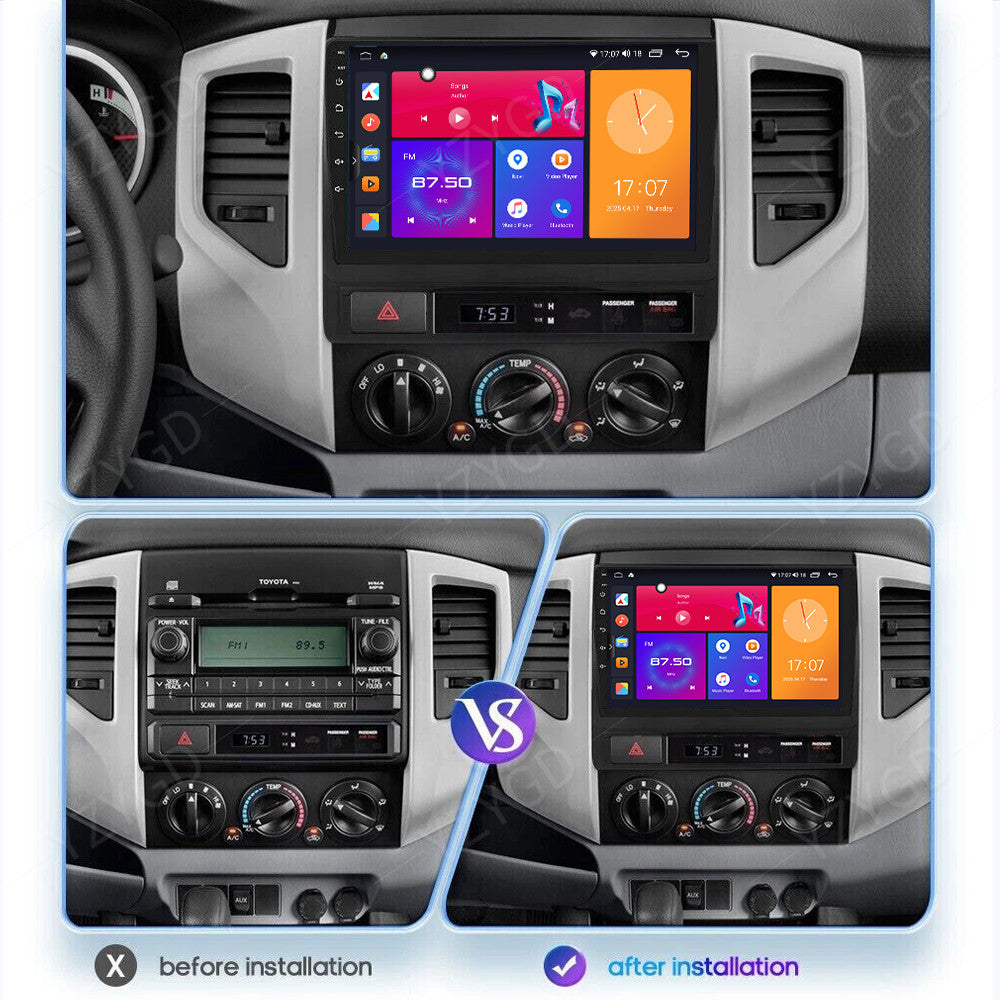 for Toyota Tacoma 2005-2013 Stereo 9 Android Auto Carplay Car Radio GPS Navi FM