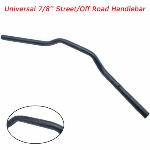 Motorcycle Drag Bar 7/8 22mm Handlebar For Dirt Bike ATV Handle Bars Black