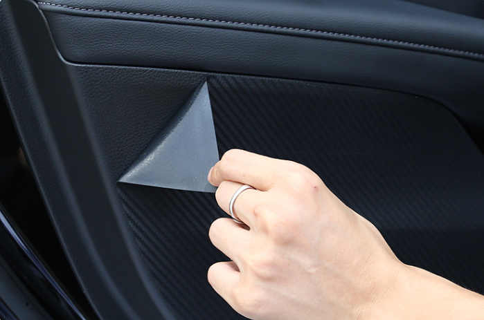 Carbon Fiber Sticker Car Door Anti Kick Cover for Toyota for Corolla Cross 22-24