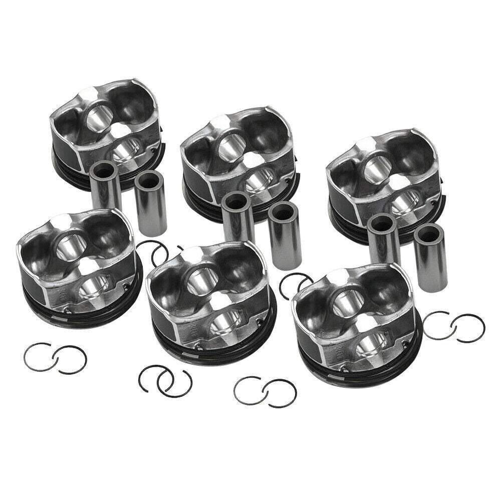 Engine Overhaul Gasket Kit+Pistons Rings Set for BMW N54B30 335i 535i 740i
