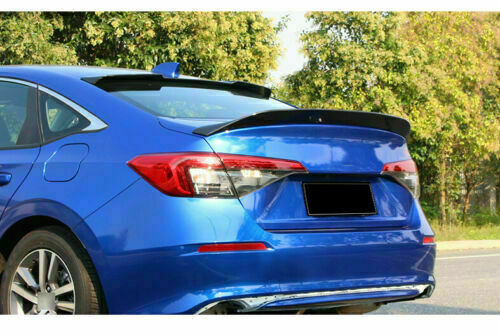 Painted Glossy Black Rear Spoiler Trunk Lip Wing for Honda for Civic 11th 2022-2023