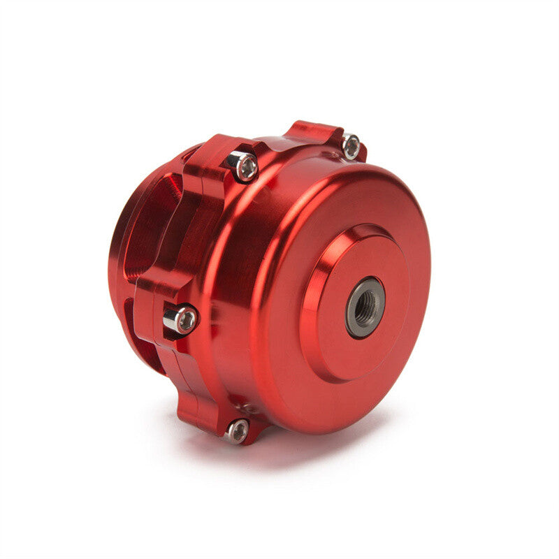 Universal Red 50mm Blow Off Valve BOV with V-band Clamp Aluminum Flange Spring
