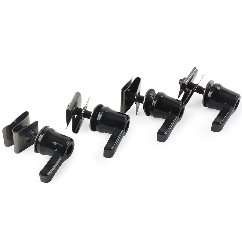 Fit for Harley Touring Road Glide 93+ Saddlebag Lock Mounting Screw Kit Gloss Black