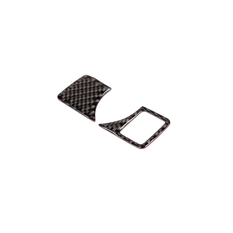 Carbon Fiber Heading Light Button Cover Fit for CLA GLA A Class GLA200 A180