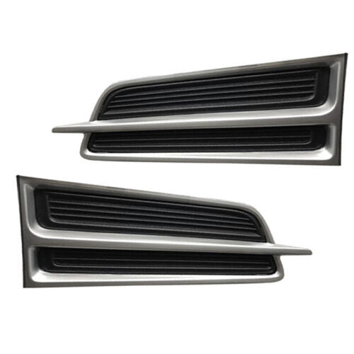 Pair For 2013-2017 for Cadillac XTS Front Fog Light Cover Grills Trim