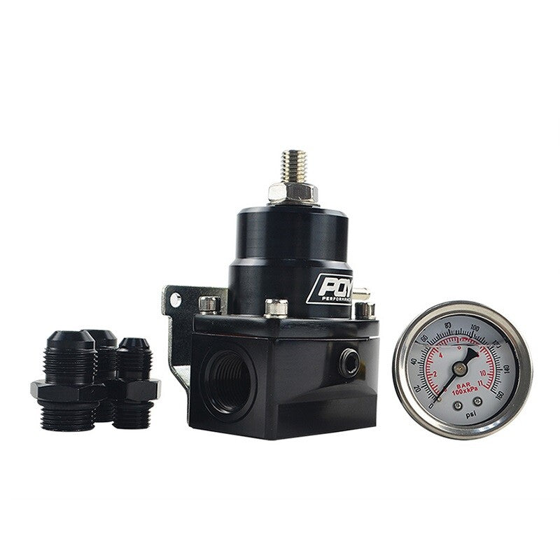 High Pressure Fuel Inject Regulator AN8/AN8/AN6 With Oil Gauge