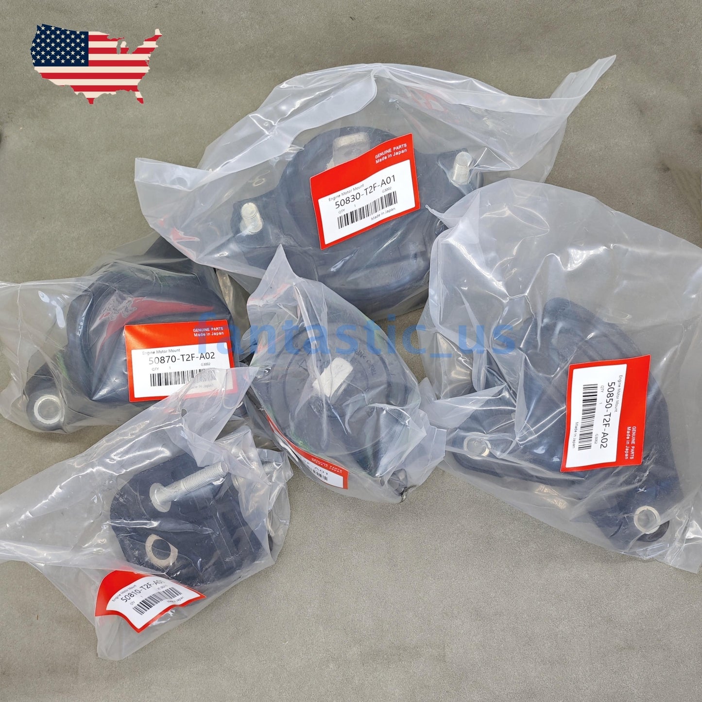 NEW 5X Engine Motor Trans Mount FIT for Honda Accord 2.4L 13-17 Auto Trans