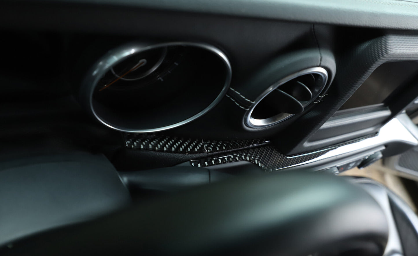 Carbon Fiber Center Console Cover Trim for Jeep for Wrangler JL JT 2018 2019 2020