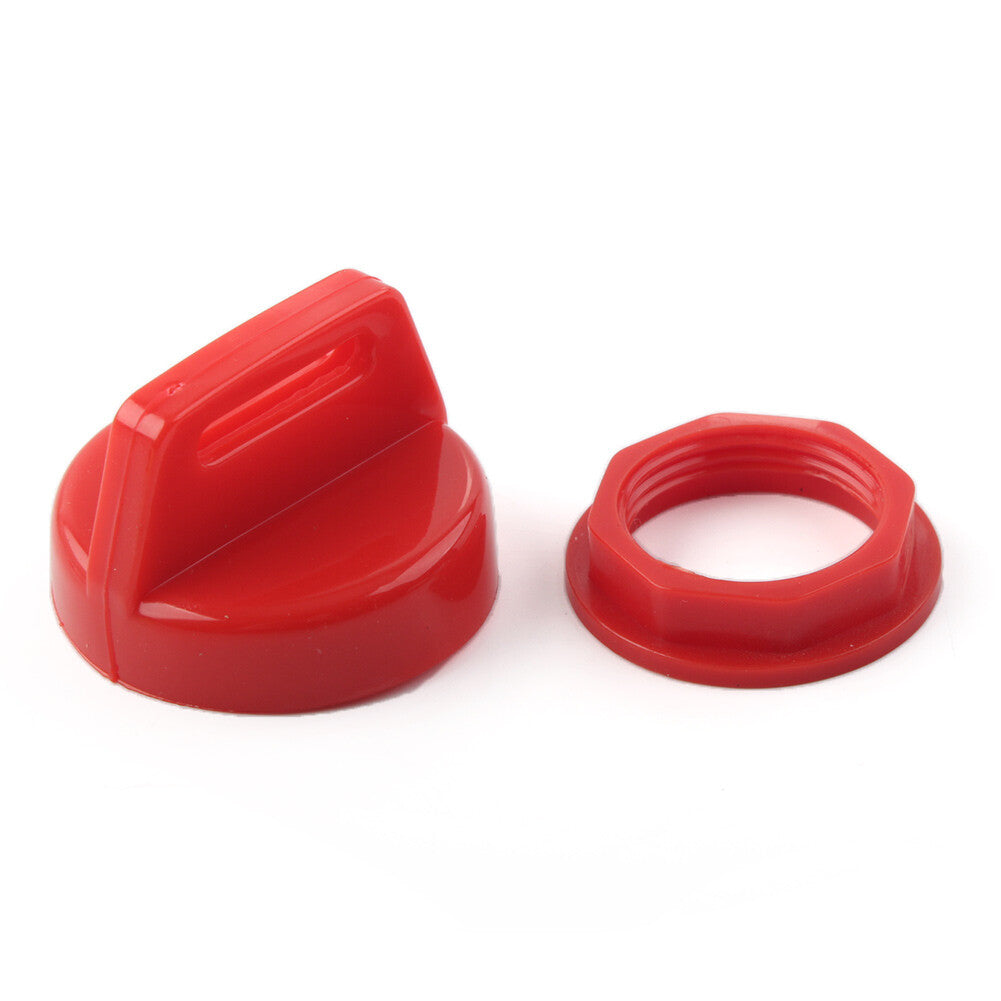 Ignition Key Cover w/Nut Fit for Polaris RZR XP 800-1000 Ranger Sportsman red