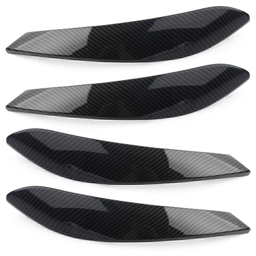 4Pcs Carbon Fiber Inner Door Handle Panel Cover Trim for BMW 3 4 Series 3GT