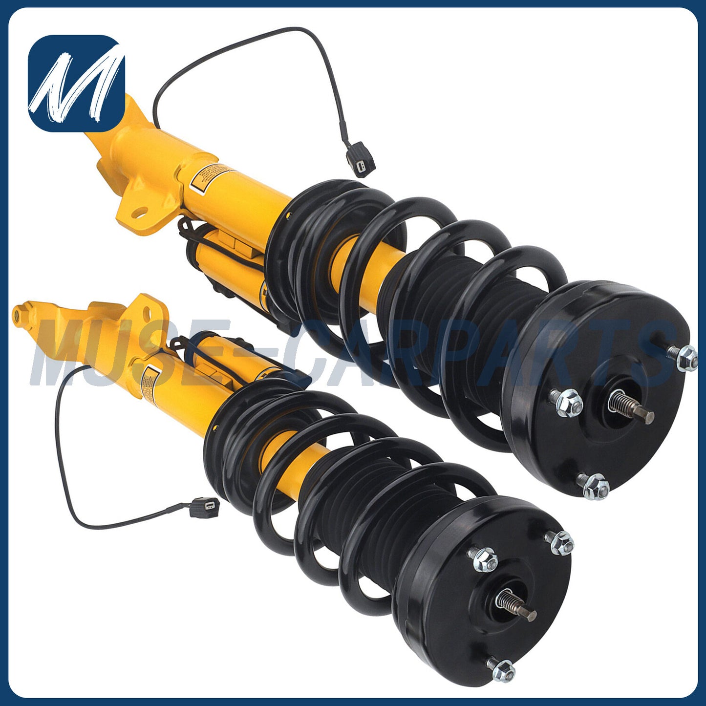 Pair Front Shock Absorber Struts Assys for BMW X1 F48 sDrive xDrive28i 2016-23