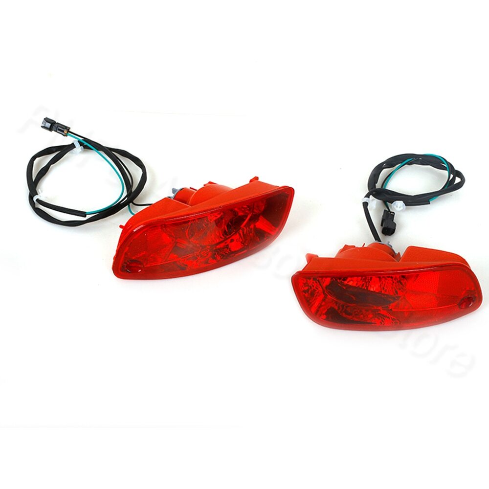 1 Pair Rear Bumper Reflector Brake Light for Hyundai Santa Fe (CM) 2007-2009