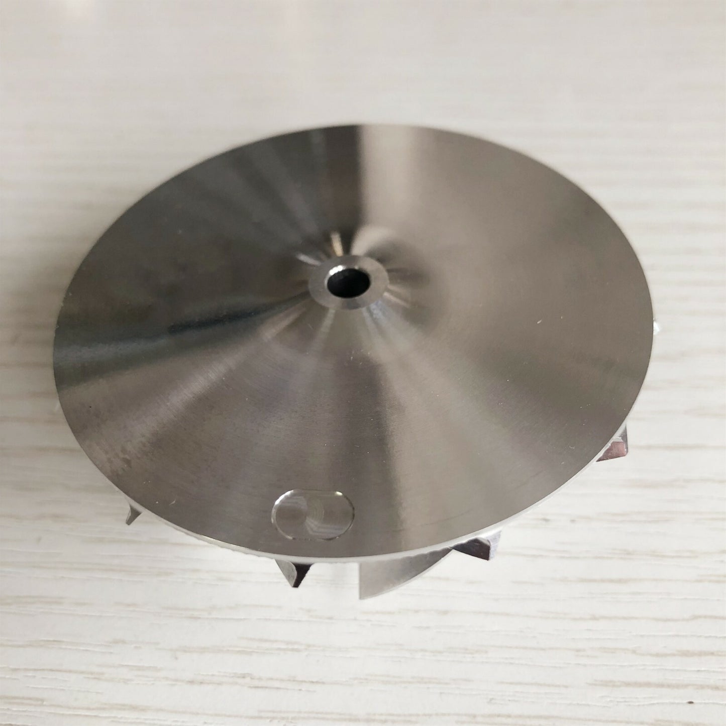 RHF5 Reverse 54.50/70.00 mm 6+6 Blade Performance Turbine Blank Compressor Wheel