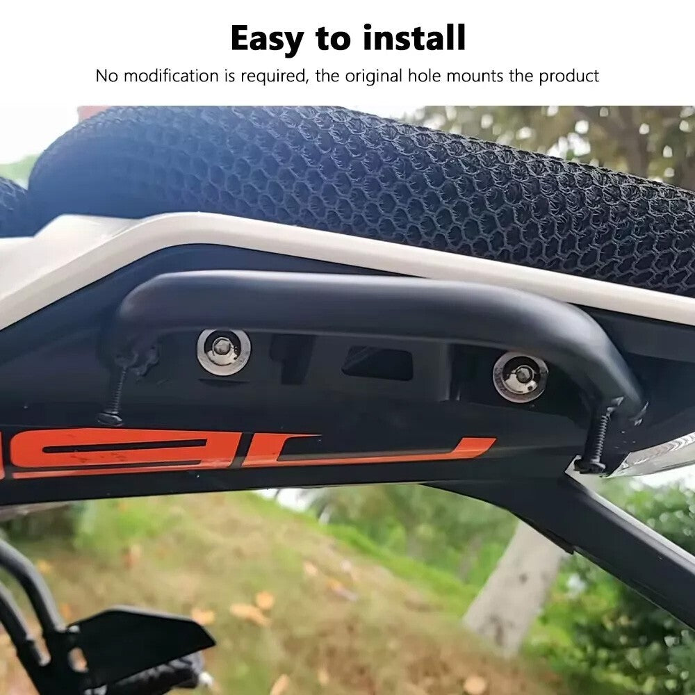 Rear for Seat Handle Grab Bar Motorcycle Passenger Armrest Grab Kit For 250/390 D