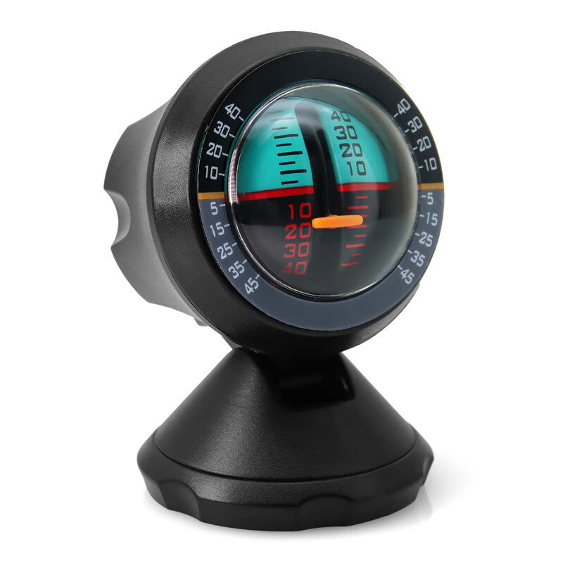 Car Inclinometer Slope Meter Multifunction Portable Compass Outdoor Measure Tool
