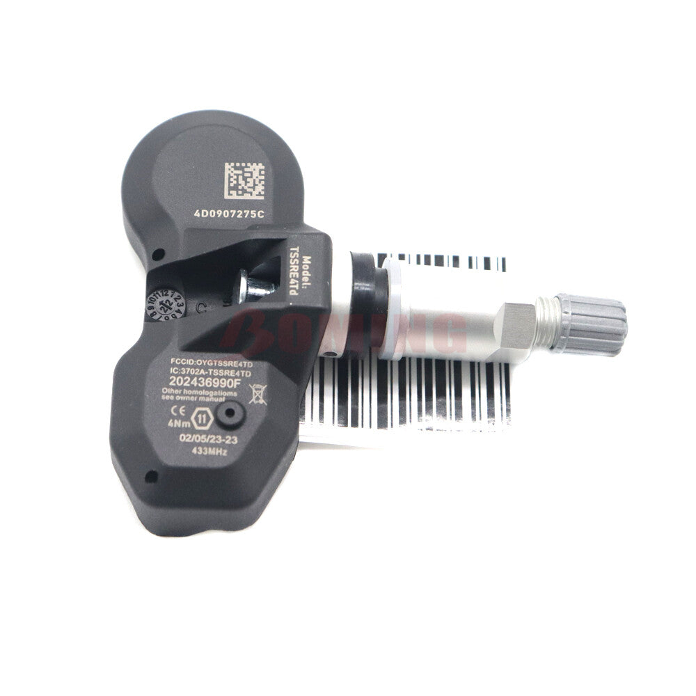 4 new TPMS 4D0907275C tire pressure sensors suitable for Volkswagen Phaeton and for Audi for A8 (433MHz).