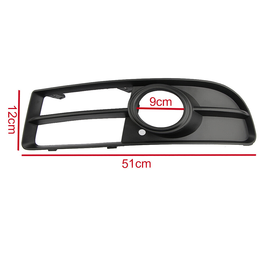 For 2005-2008 for Audi for A4 S4 B7 Front Bumper Fog Light Grille Grill Cover LeftRight