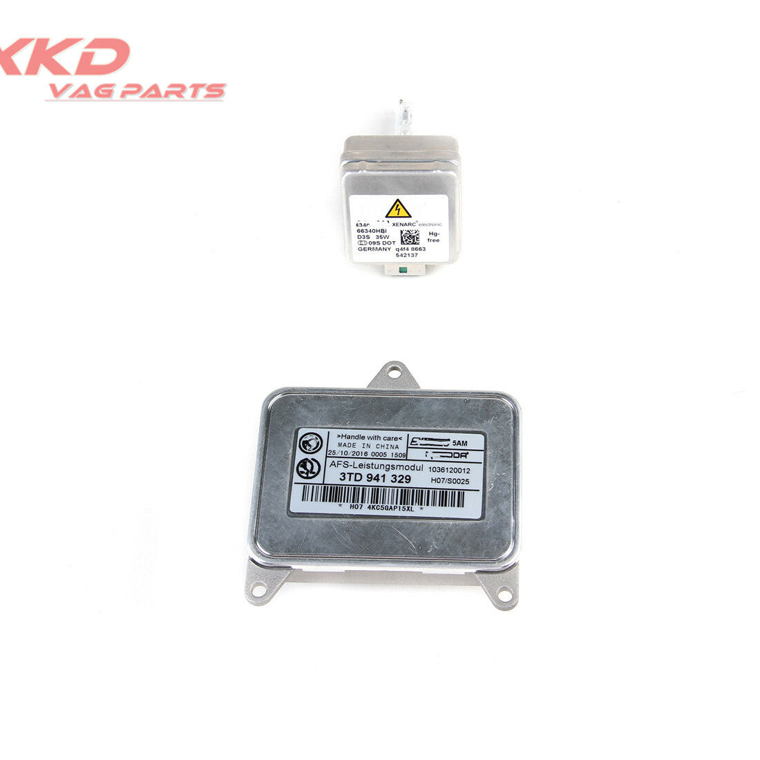 Xenon D3S bulbs and a ballast control unit are suitable for Volkswagen for Passat 561 3TD941329