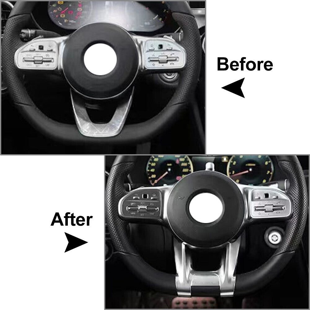 for Mercedes-Benz A B C E G CLS Class Steering Wheel Lower U Shape Cover Trim
