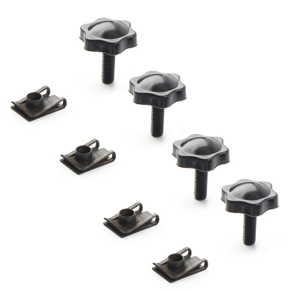 Saddlebag Lock Mounting Theft Deterrent Bolt Screw for Harley FLHT FLHTCU Blk
