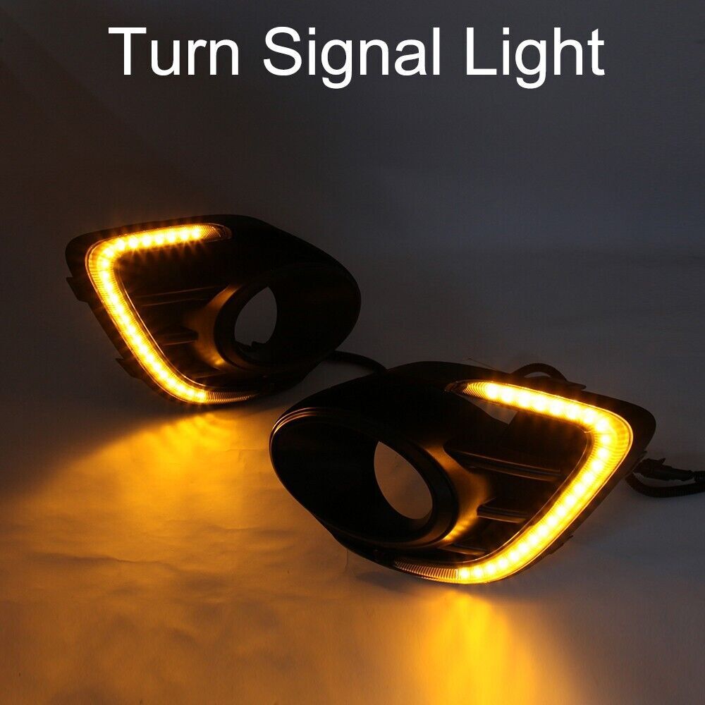 LED Daytime Running Light DRL Fog Light Fit for Mitsubishi Lancer 2016 2017 2018