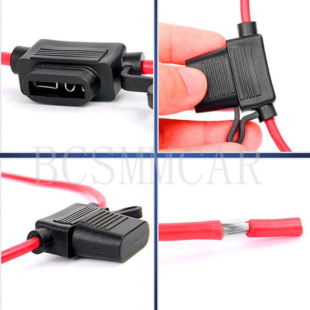 Car Fuse Holder Blade Fuse for Mini Medium Small Waterproof 120PC Auto Accessories