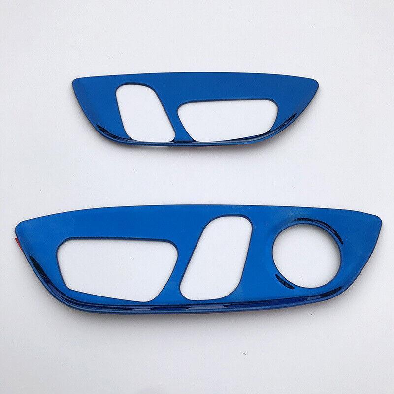 for Toyota for Camry 2018-2022 Blue Titanium Car for Seat Button Handle Panel Cover Trim