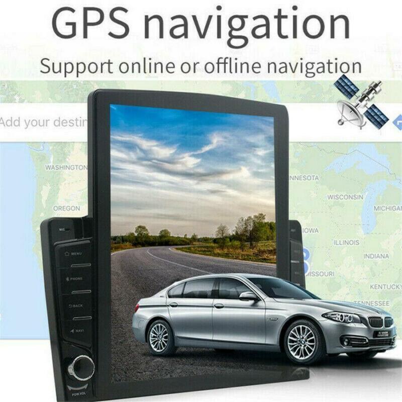 1X Car 10.1 Android 8.1 Stereo GPS MP5 Player Single 1Din WiFi Quad Core Radio