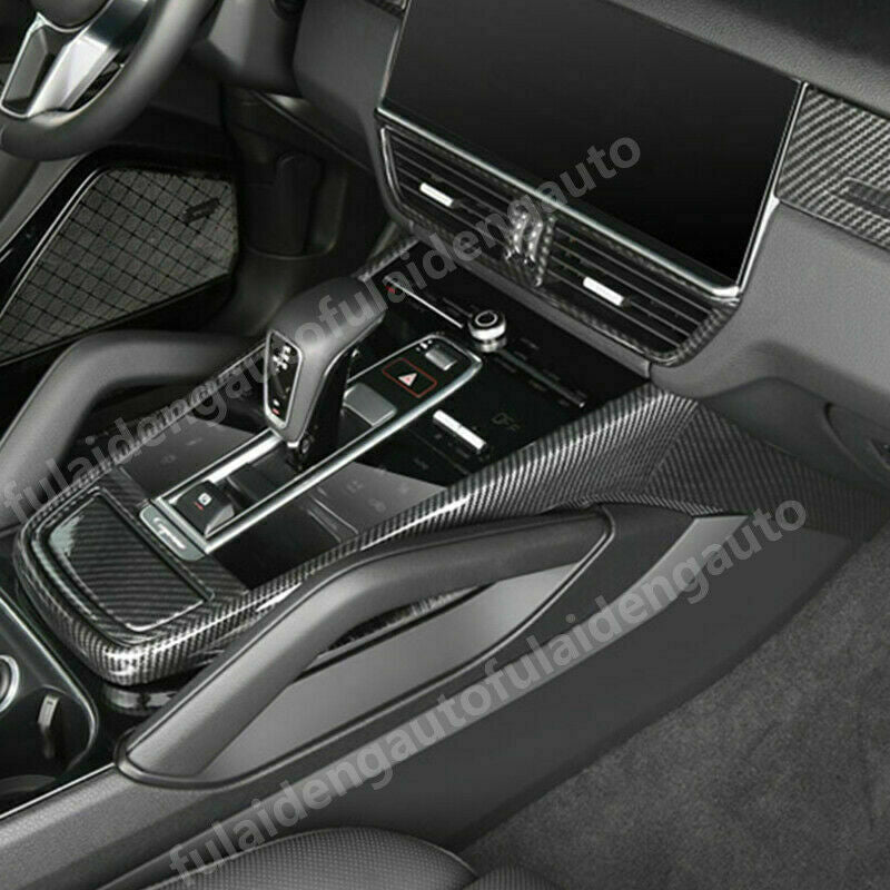 for Porsche for Cayenne 2019-2023 Inner Console Gear Shift Box Moulding Trim Covers