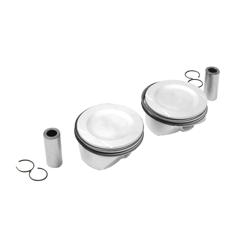 8x Engine Pistons Rings For 5.5T for Mercedes-Benz C218 X218 W212 S212 W166 M157