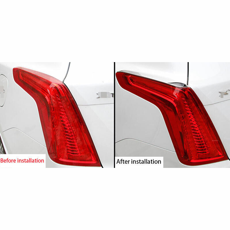 for Cadillac XT5 2016-2020 Chrome S.Steel Rear Tail Light Lamp Strips Trim Outer