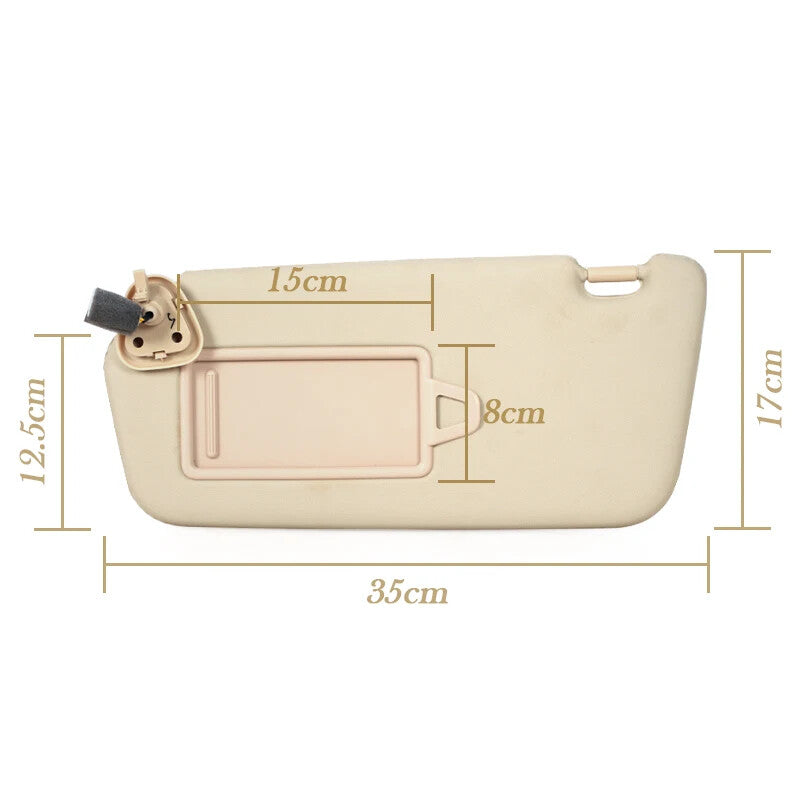 RH for Hyundai Accent 2006-2010 85220-0W110-J9 Interior Sun Visor Sun Shield