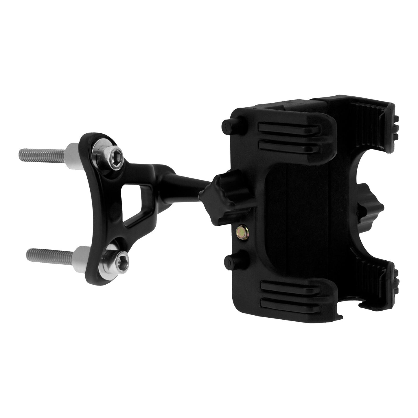 Motorcycle Black Cell Phone Holder GPS Mount Kit Bracket Fit for Harley Touring
