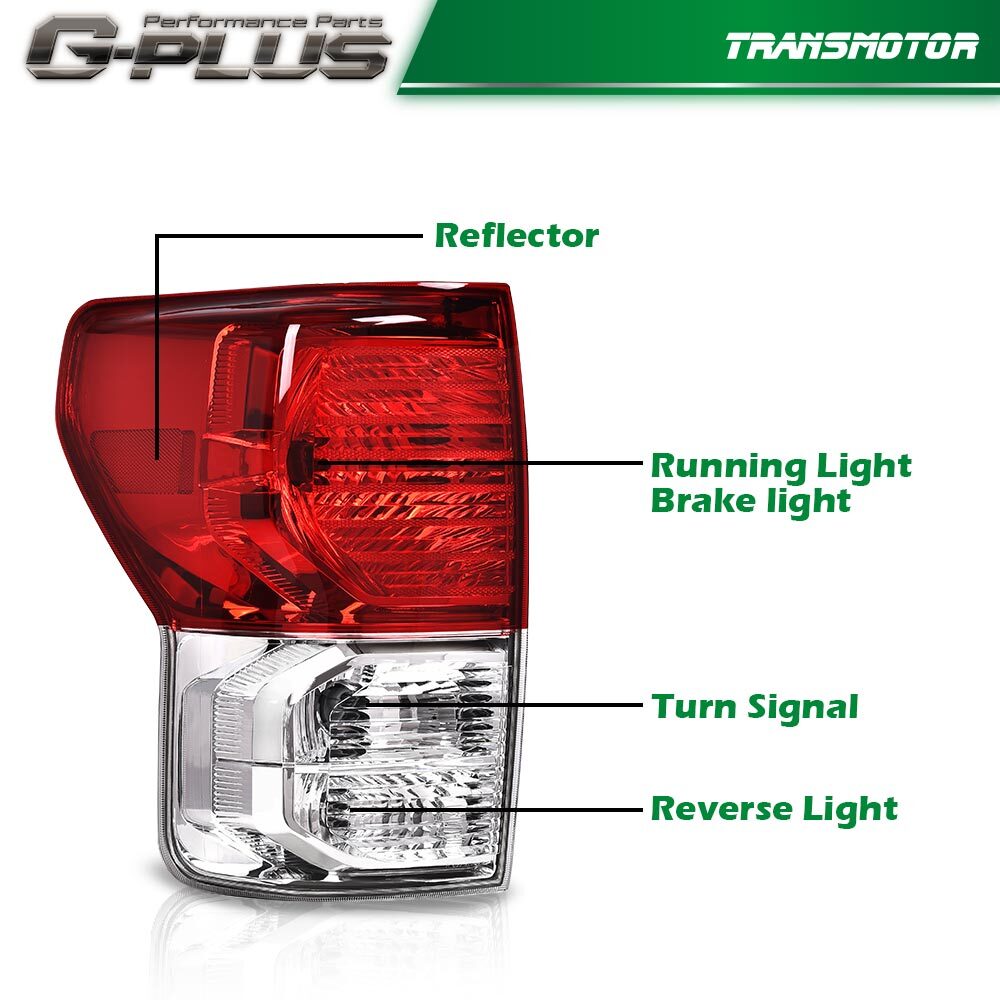 Taillights (left and right dual-set) suitable for 2007-2013 for Toyota Tenderloin models.