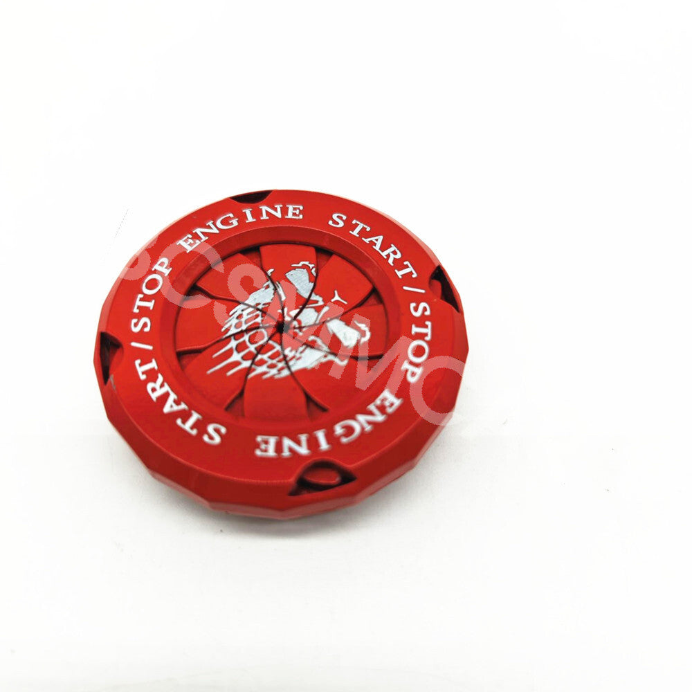 Car Engine Start Stop Push Button Cap Switch Cover Protector Decorative Trim