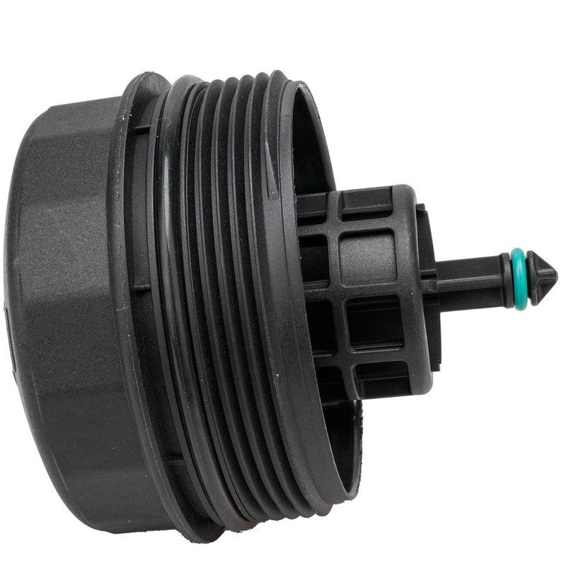 11427525334 Oil filter housing cover suitable for BMW X6, X5, 328i, 528i, X3, and N52 engines.