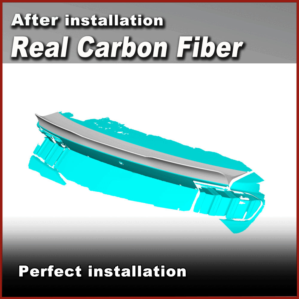 Fit for Ford for Mustang Dark Horse 2024UP REAL CARBON Rear Trunk Spoiler Boot Wing