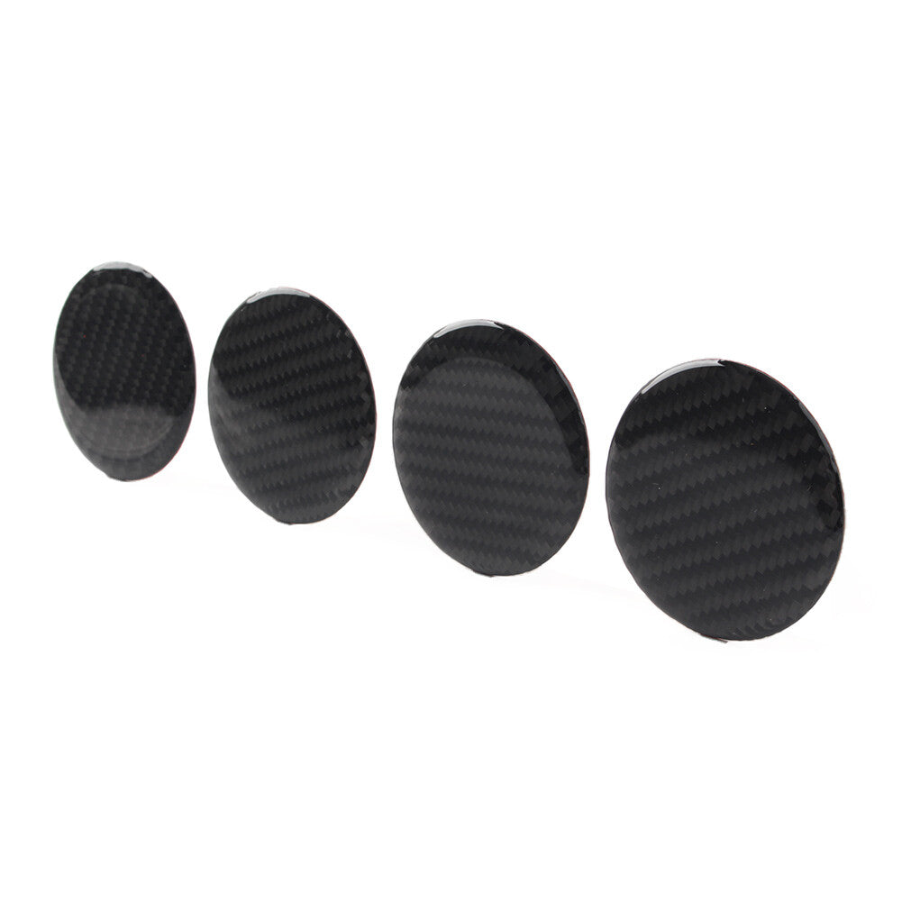 4Pcs Interior Water Cup Holder Mat Cover Trim for Jeep for Wrangler JK 2007-2017 Car