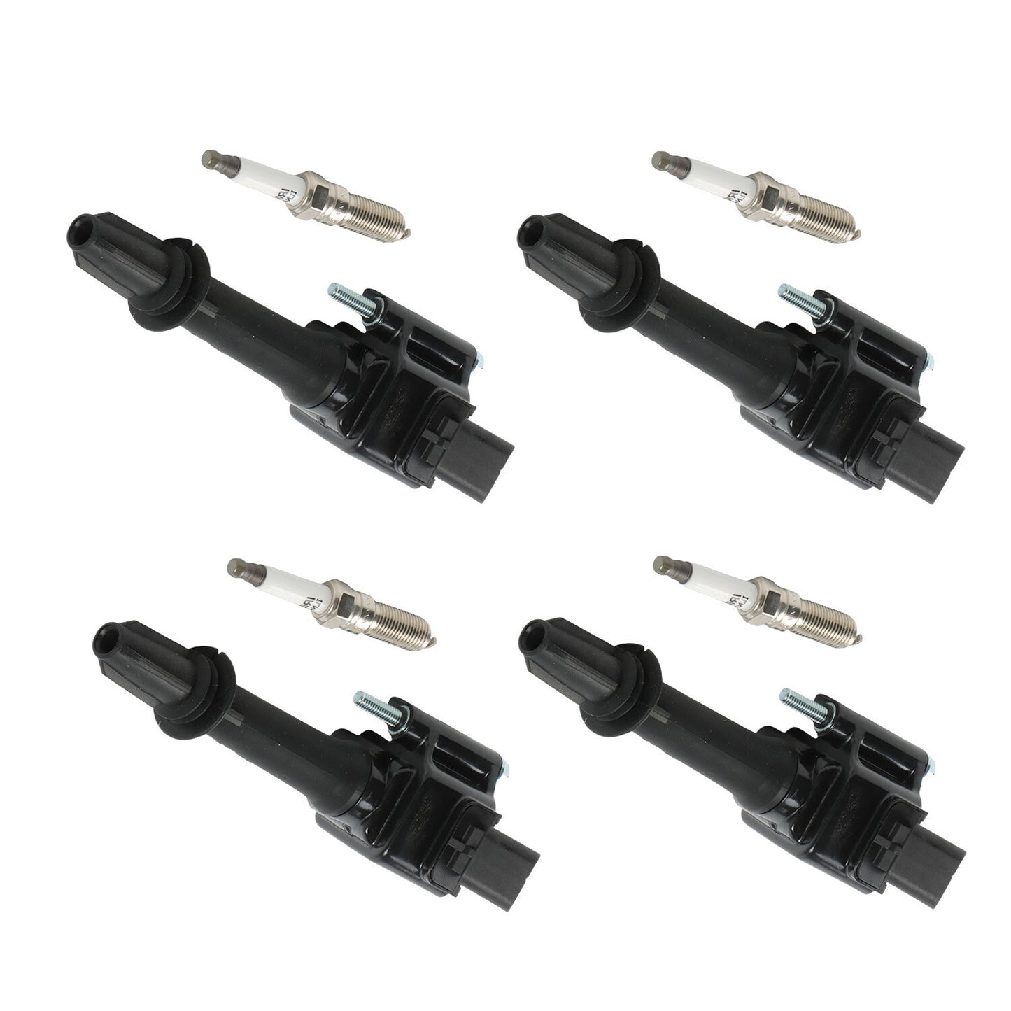4 Ignition Coils+ 4 Iridium Spark Plugs for Chevrolet Equinox 2018-2020 UF802