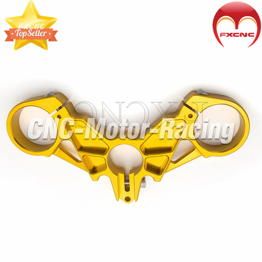 Suitable for Ducati 749R 999R CNC motorcycles, gold equipment manufacturer top cover three-tree clip