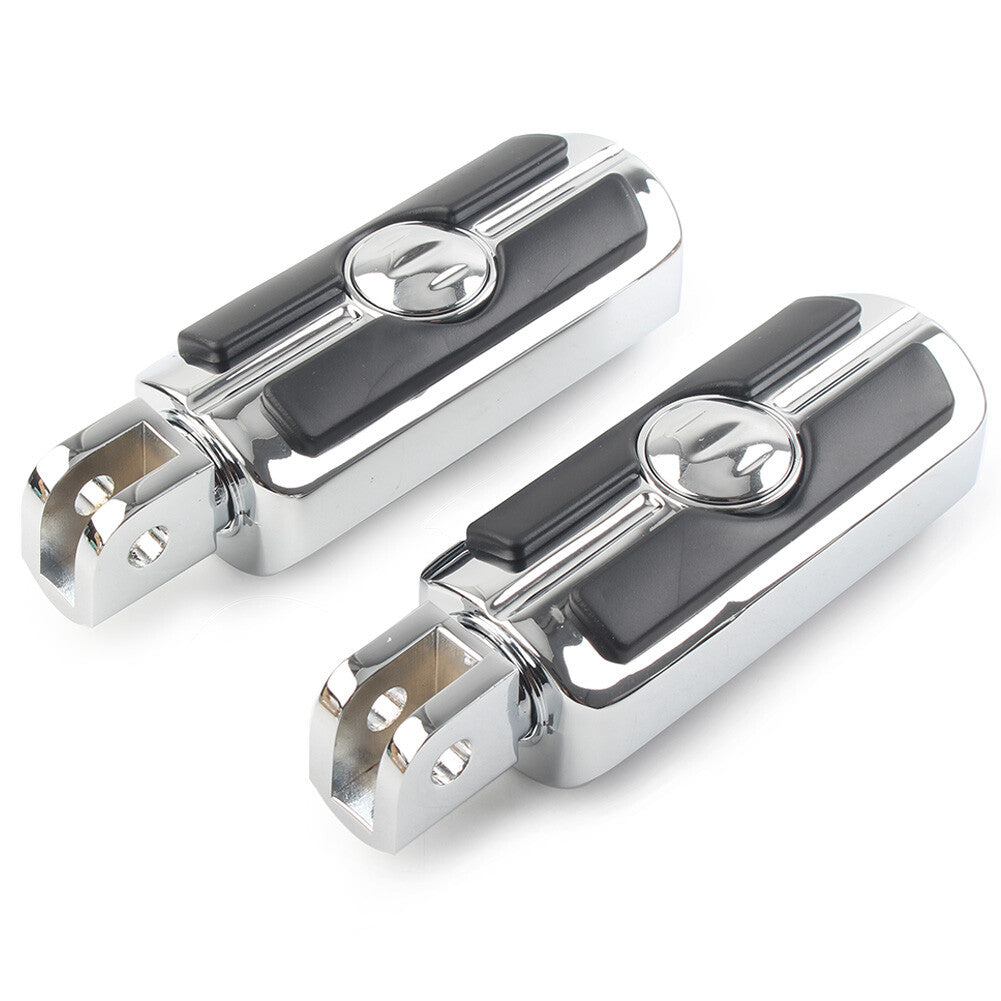 Front Foot Pegs Footrests Footpegs Pedals for Honda CBR 600 F5 2000-2008 Chrome