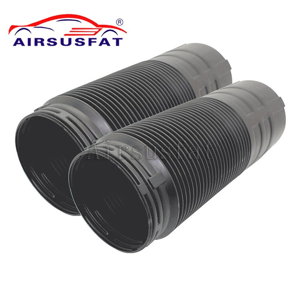 2-Piece Hydraulic Shock-Absorbing Rubber Boots for Mercedes W220 and W215 Front Dust Covers (ABC)