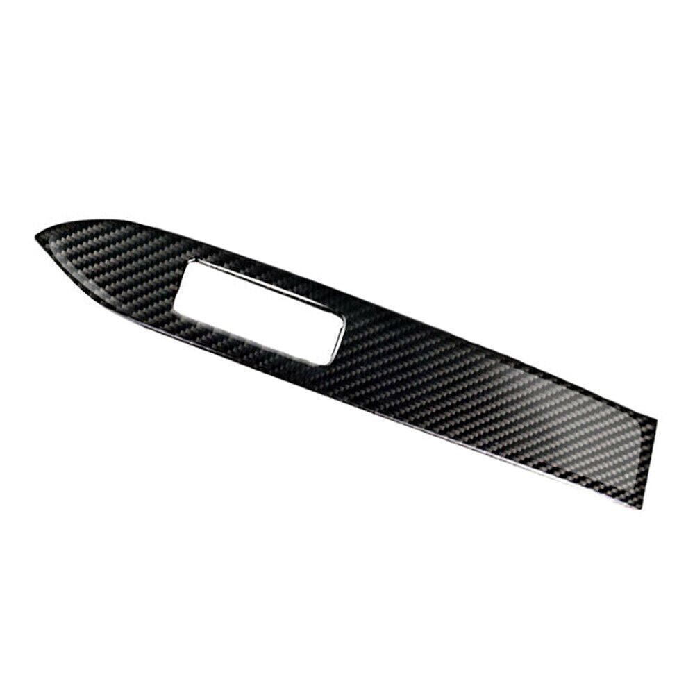 Carbon Fiber Inner Interior Dashboard Panel Cover Trim Fit for Ford for Mustang 2015-19