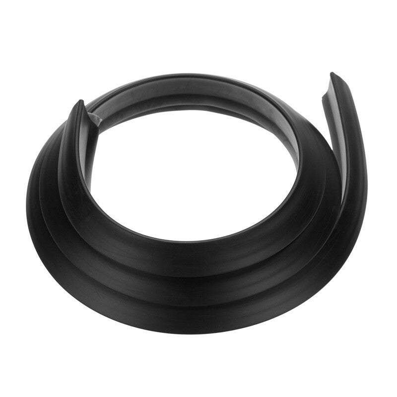2x Black Car Mud flaps Splash Guard Fender Flare Wheel Eyebrow Protector Lip Pad